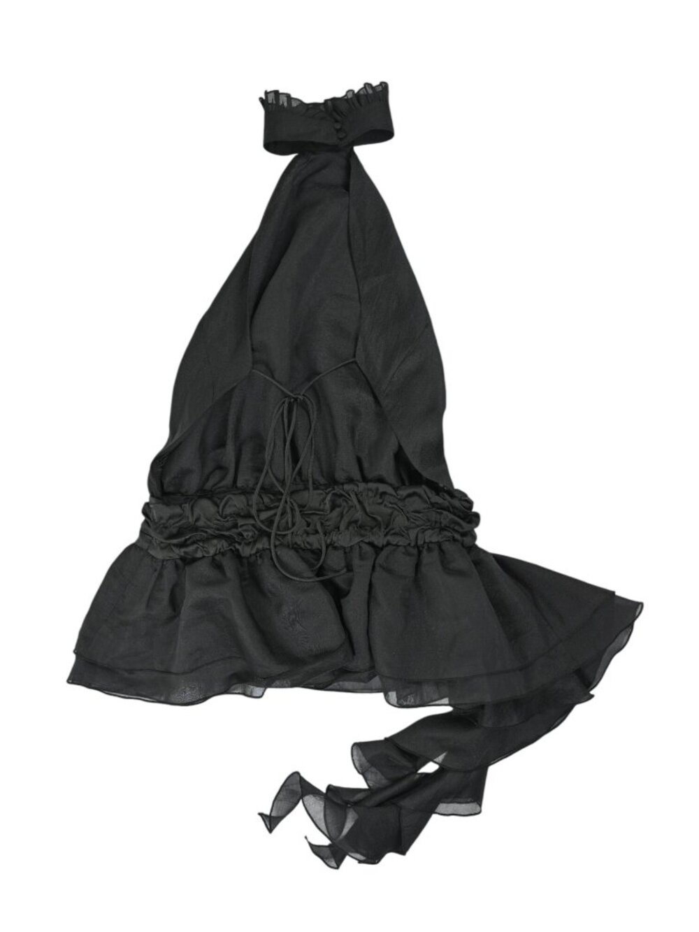 Bye Bambi Kiyana Ruffle Dress in Black